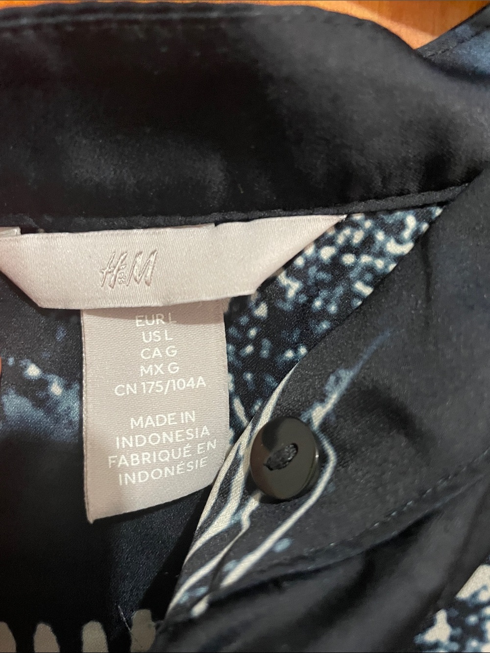 H&M Printed Long Sleeve Shirt Dress - Picture 4 of 5